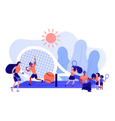 Tennis Camp Concept