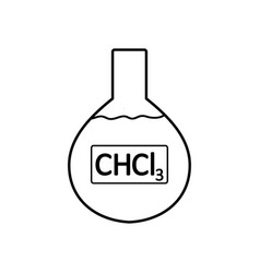 Laboratory Glass With Chloroform