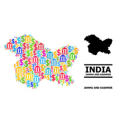 Collage Map Jammu And Kashmir State