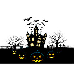 Creepy Halloween House Background