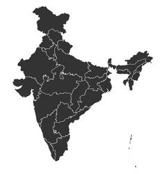 India Map With States Geography