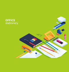 Office Stationery Background