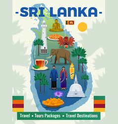 Sri Lanka Travel Poster