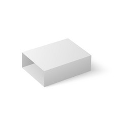 White Open Box Slider Mockup Template On