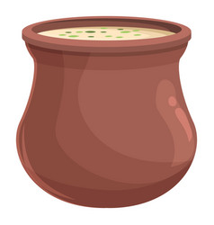 Bowl Soup Icon Cartoon Dinner Sauce