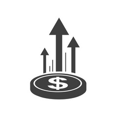 Currency Increases Arrow Up