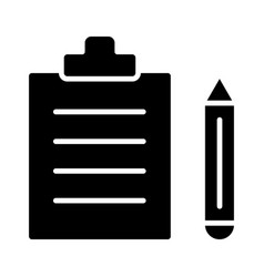 Exam Glyph Icon For Personal And Commercial Use