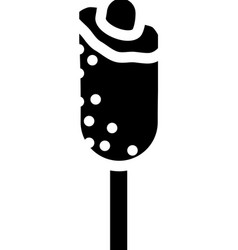 Meat Corn Dog Glyph Icon