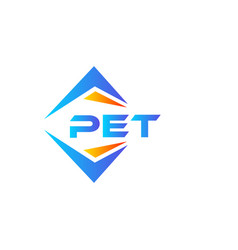 Pet Abstract Technology Logo Design On White