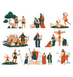 Christ Bible Story Icon Set