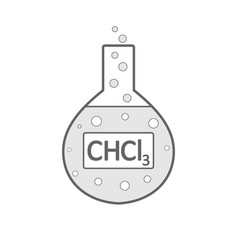 Laboratory Glass With Chloroform