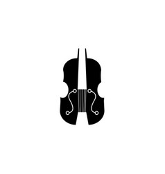 Violin Icon Logo Suit Design