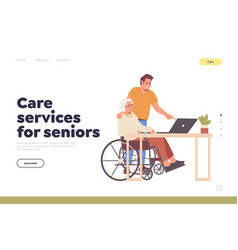 Care Service For Pensioner Online Company Landing