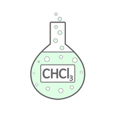 Laboratory Glass With Chloroform