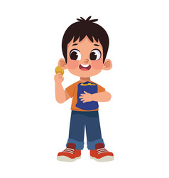 Boy Eating Cookies Nutrition