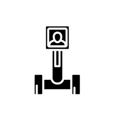 Telepresence Robot Glyph Icon