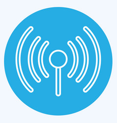 Icon Wifi Suitable For City Park Symbol Blue Eyes