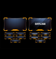 Stylish Broadcast Gaming Overlay Design