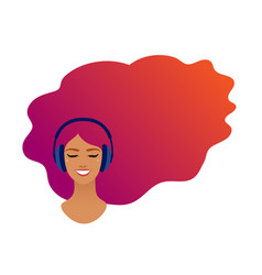 Woman With Headphones