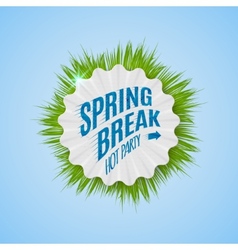 Festival Spring Break Realistic Badge