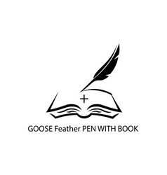 Goose Pen Book Art Sign Template