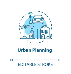 Urban Planning Concept Icon Infrastructure