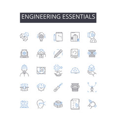 Engineering Essentials Line Icons Collection