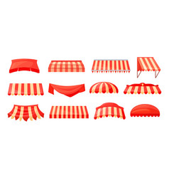 Store Canopies Red Storefront Canopy Or Striped