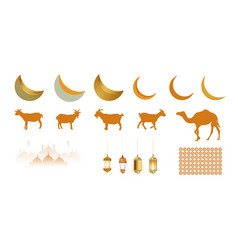 Islamic Elements Big Collection Moon Goat