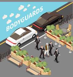 Bodyguards Isometric Background