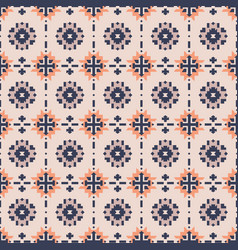 Seamless Pattern Native Asia Fabric Geometry