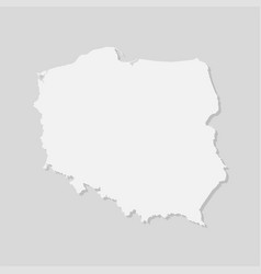 Map Poland Template Outline Country