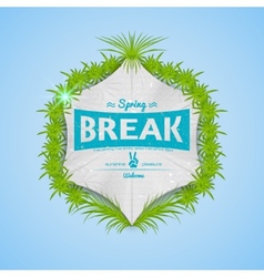 Festival Spring Break Realistic Badge