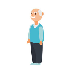 Old Man Standing Avatar Character