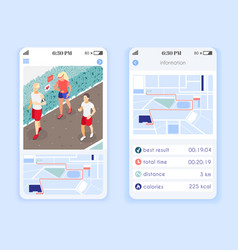 Fitness Mobile App Banners