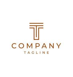 Luxury Premium Letter T Logo Design