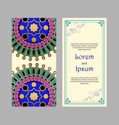 Elegant Wedding Invitation Decorated With Mandala