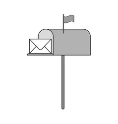 Mail Box Postal Icon Stock