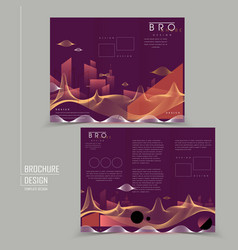 Futuristic Style Tri-fold Brochure Design