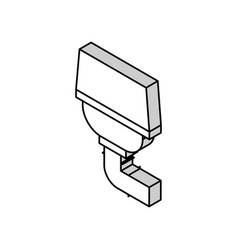 Filter Of Drainage System Isometric Icon