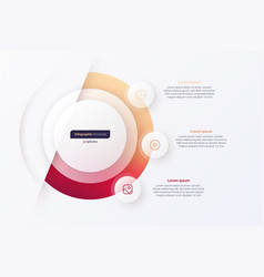 Gradient Three Option Cycle Infographic