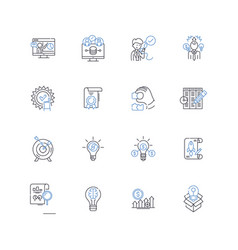 Healthcare Innovation Line Icons Collection