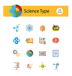 Science Type Icon Set