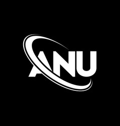 Anu Logo Letter Letter Logo Design