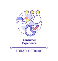 Consumer Experience Concept Icon