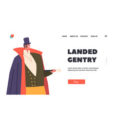 Landed Gentry Landing Page Template Man