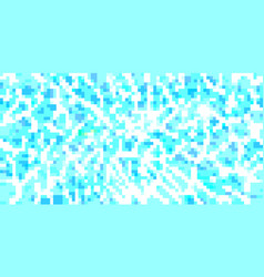 Blue Seamless Pixel Water With Caustic Pattern