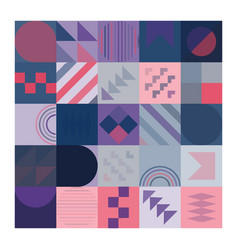 Geometric Bauhaus Pattern Design