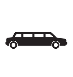 Stretch Limousine Simple Silhouette Symbol