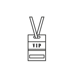 Vip Neck Tag Icon Eps 10